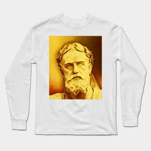 Xenophon Golden Portrait | Xenophon Artwork 8 Long Sleeve T-Shirt